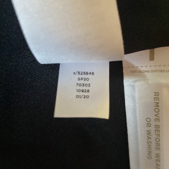 NWT Loft Black Scalloped Dress - Picture 8 of 8